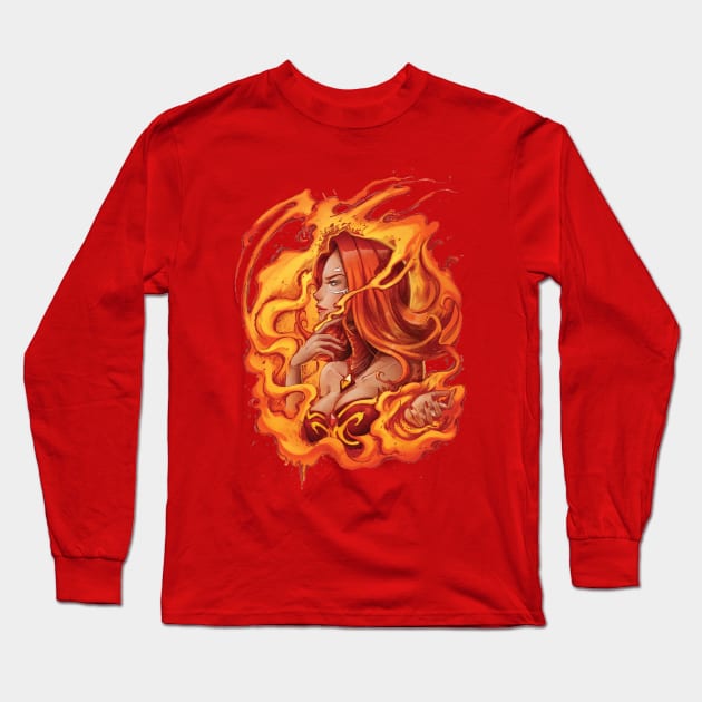 Lina, the Slayer Long Sleeve T-Shirt by RachtaLin